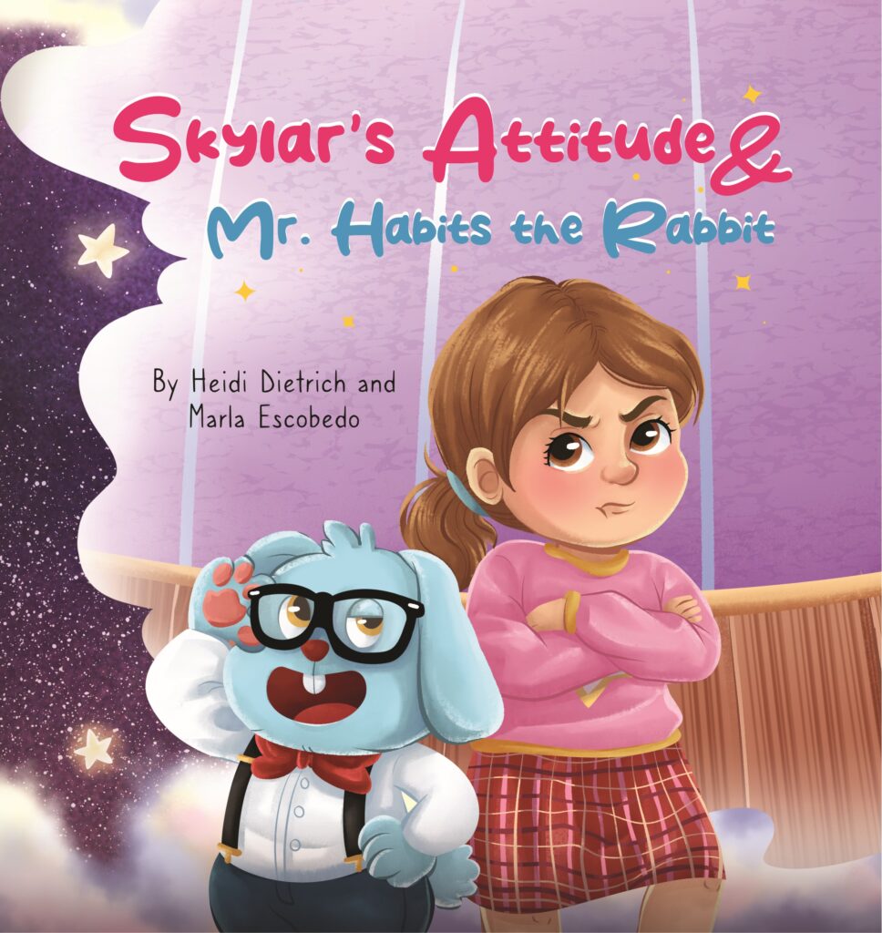 Skylar’s Attitude and Mr. Habits the Rabbit children’s book cover